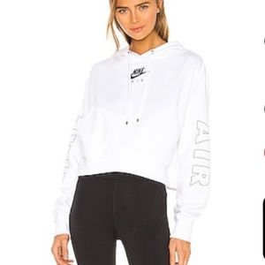 Nike Air cropped white sweater size xsmall